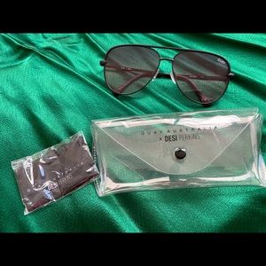 NEW! Quay X Desi Perkins Black Sahara Sunnies
